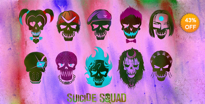 Perruques Suicide Squad